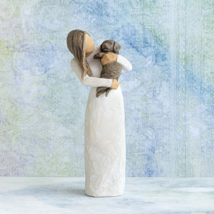 Willow Tree Adorable You Dark Dog