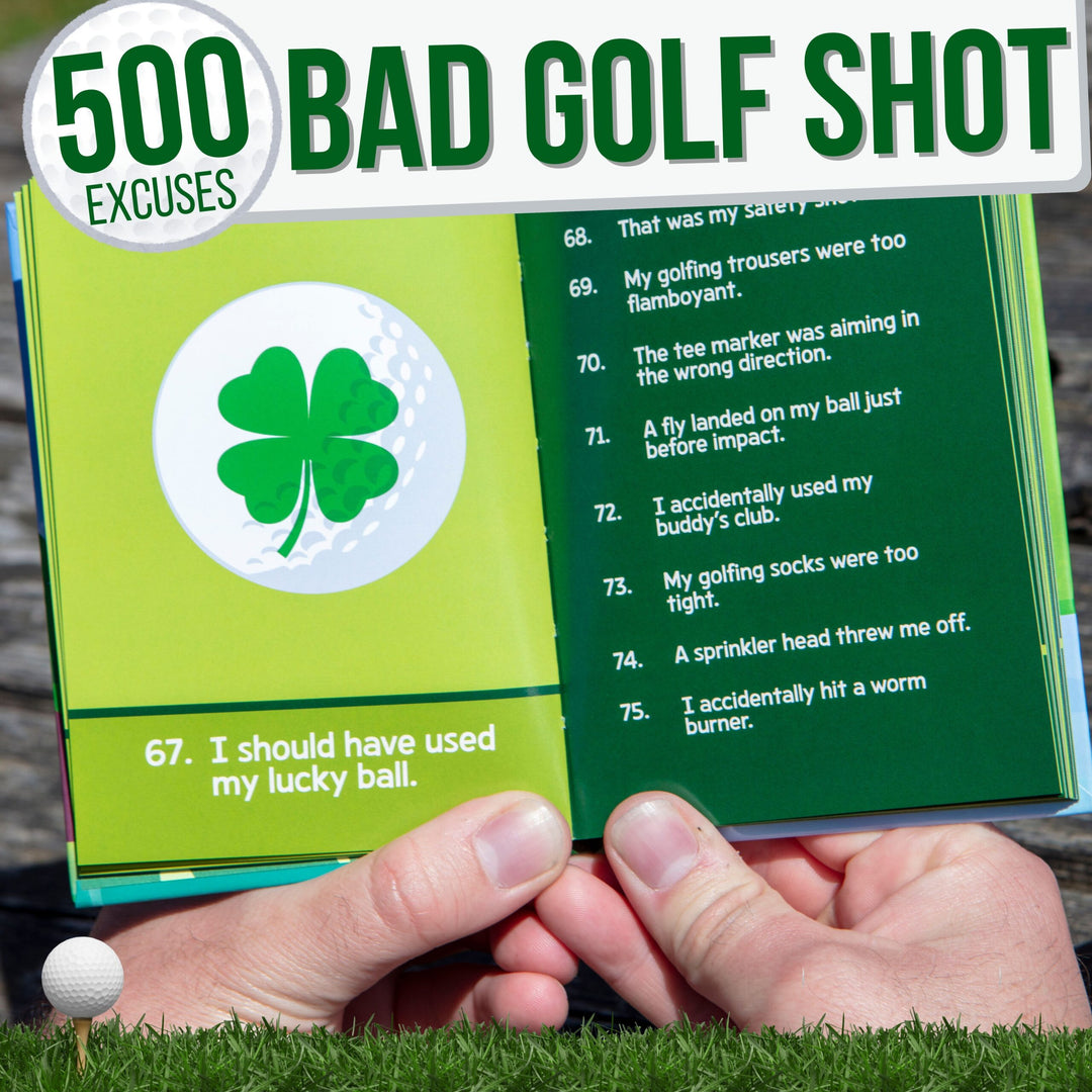 500 Excuses for a Bad Golf Shot, inside pages - RAPT ONLINE