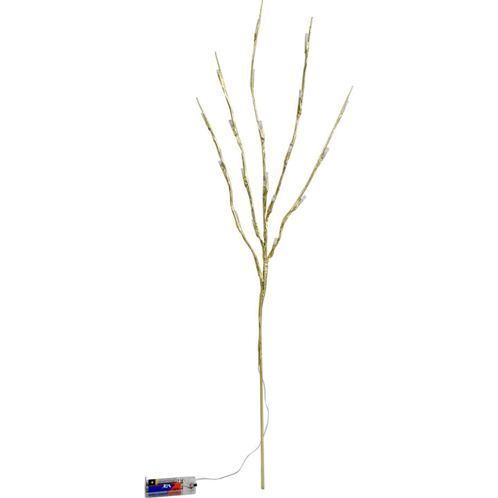 70cm Light Up Gold Branch Stem