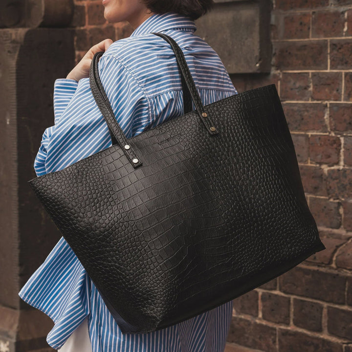 BLACK HUDSON TOTE