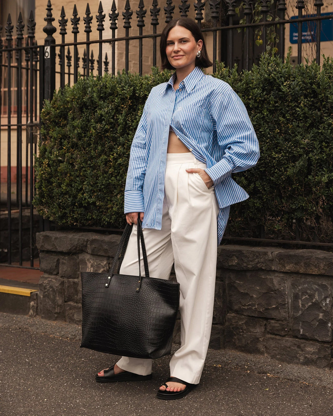 BLACK HUDSON TOTE