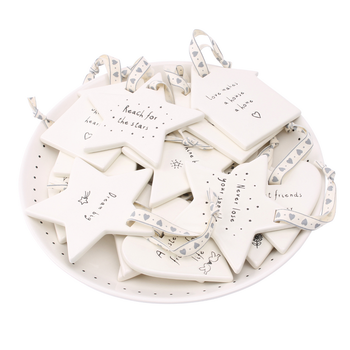 Hanging Ceramic Sentiment