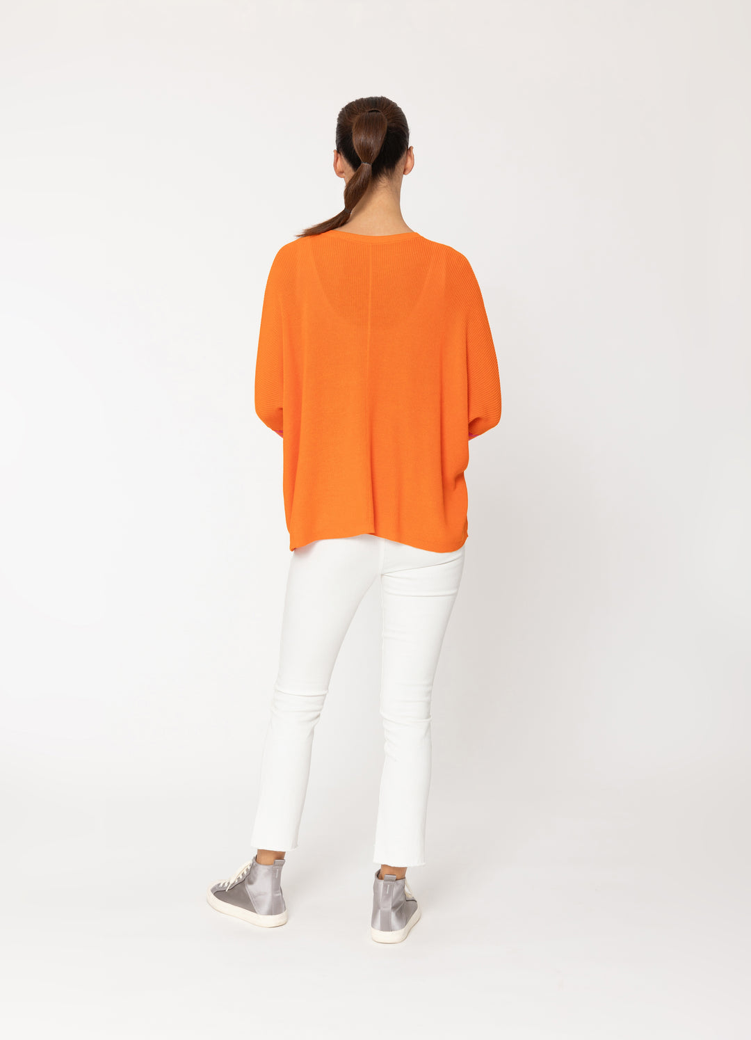 Two by Two Orange Grace Cardigan