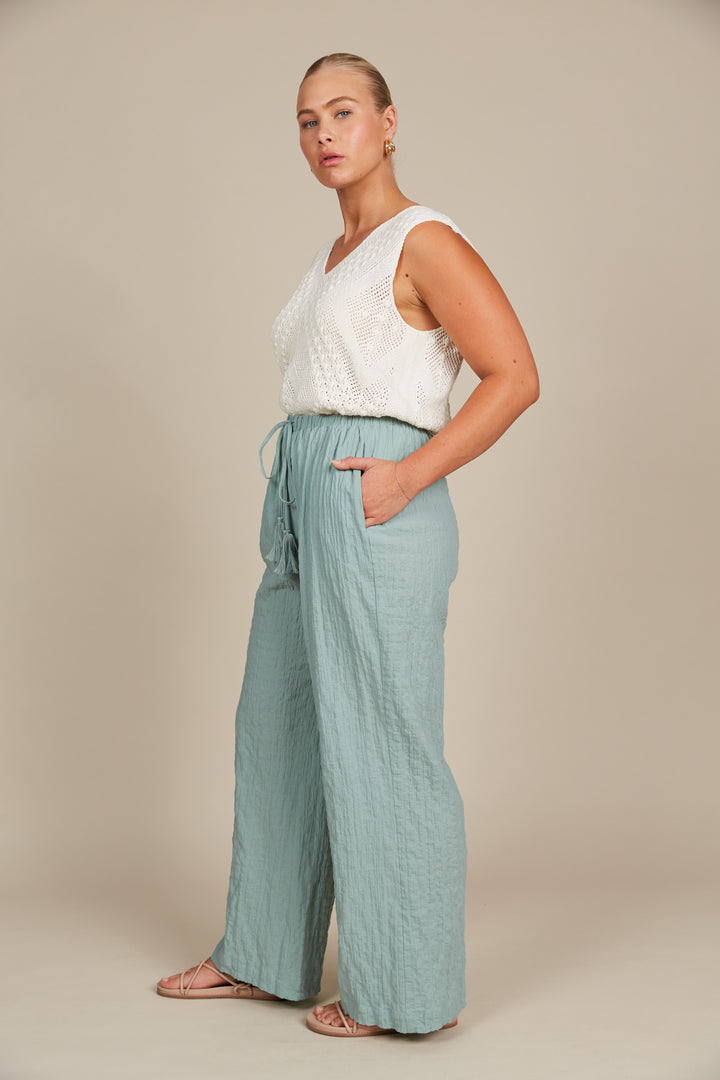 SEAFOAM FLEUR PANT