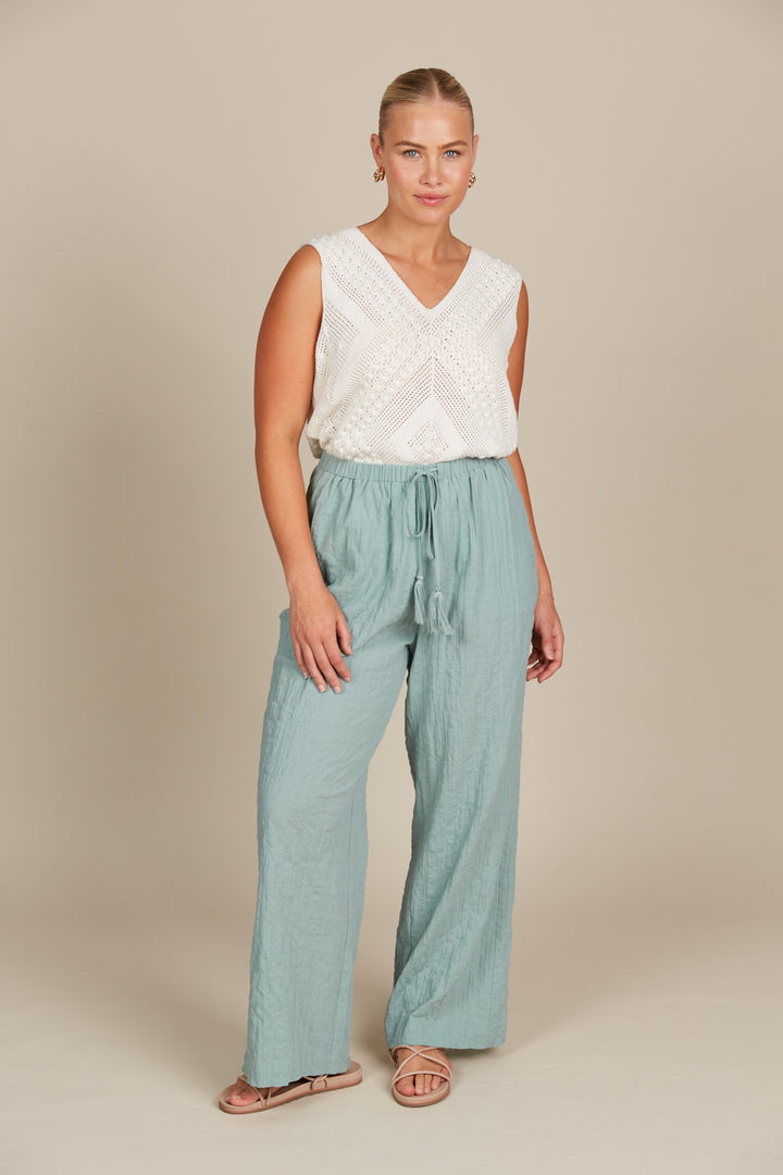 SEAFOAM FLEUR PANT