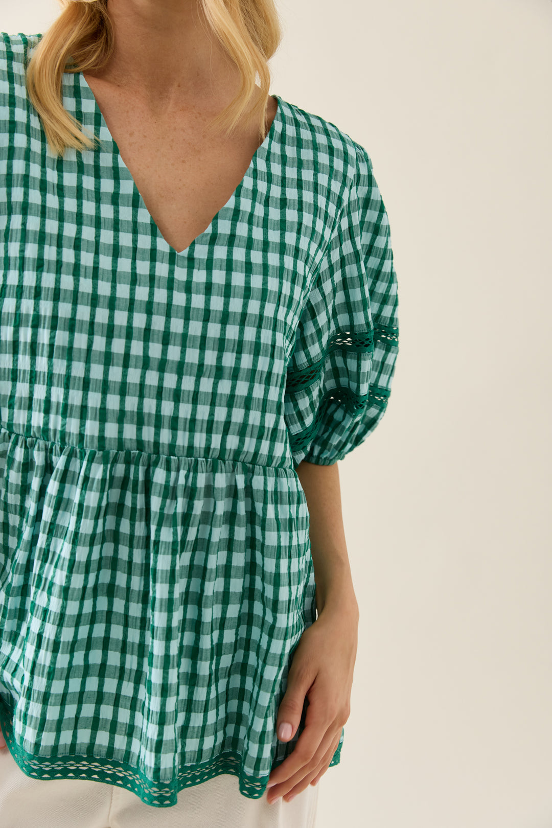 Isle of Mine Esther Tie Top Baltic