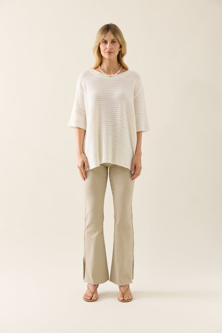 Isle of Mine Sylvie Knit Tee Lotus