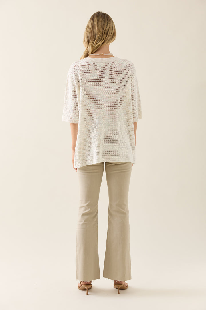 Isle of Mine Sylvie Knit Tee Lotus