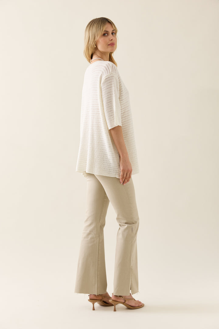 Isle of Mine Sylvie Knit Tee Lotus