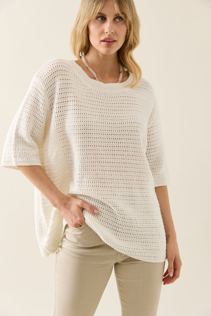 Isle of Mine Sylvie Knit Tee Lotus