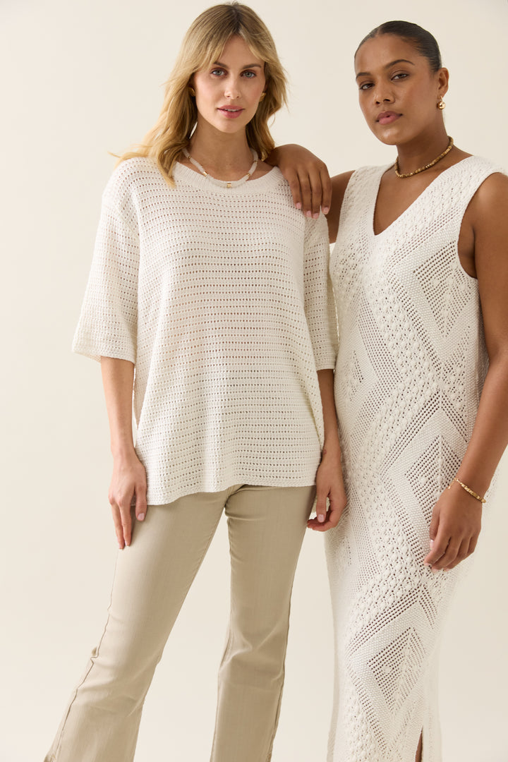 Isle of Mine Sylvie Knit Tee Lotus