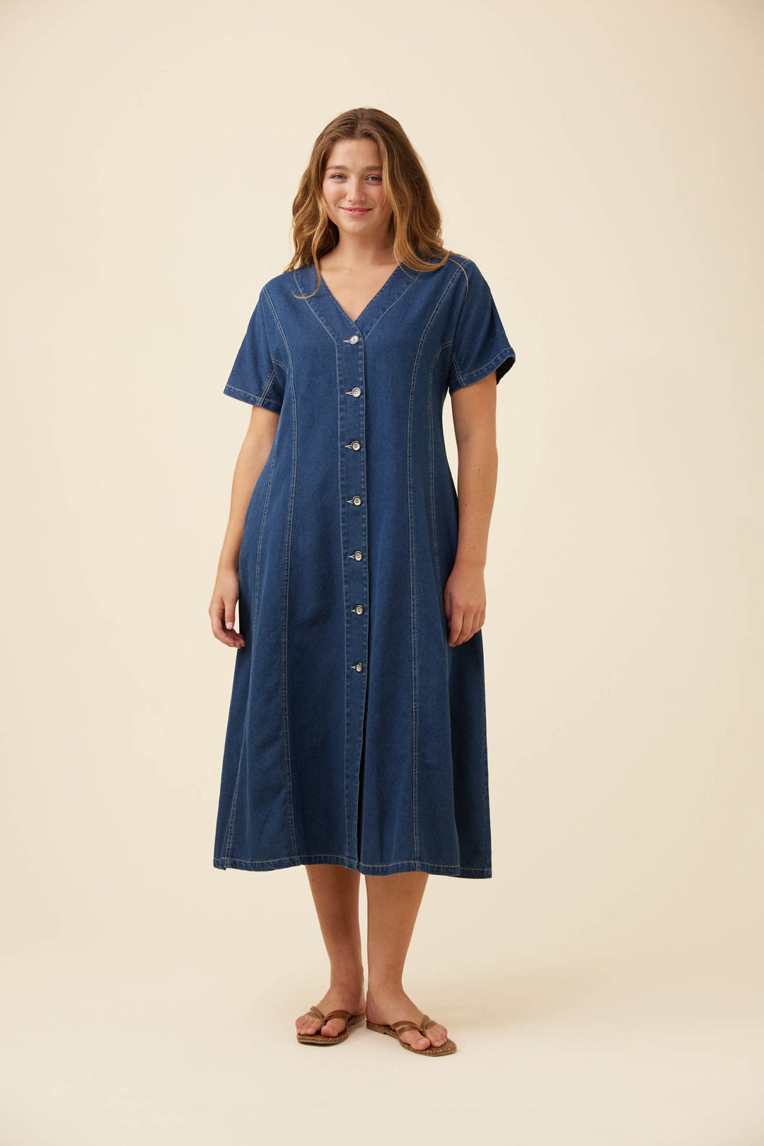 Isle of Mine Preston Denim Maxi Dress