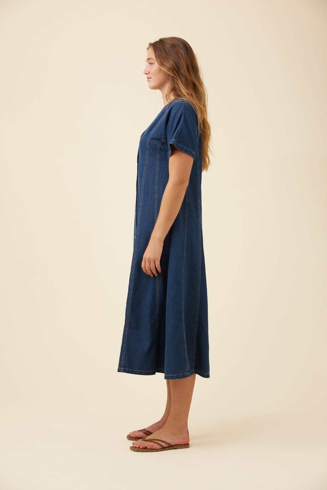 Isle of Mine Preston Denim Maxi Dress