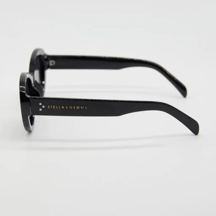Stella + Gemma Ruby Black Sunglasses