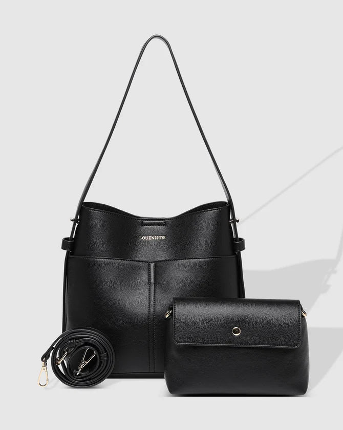 BLACK SAMANTHA HANDBAG