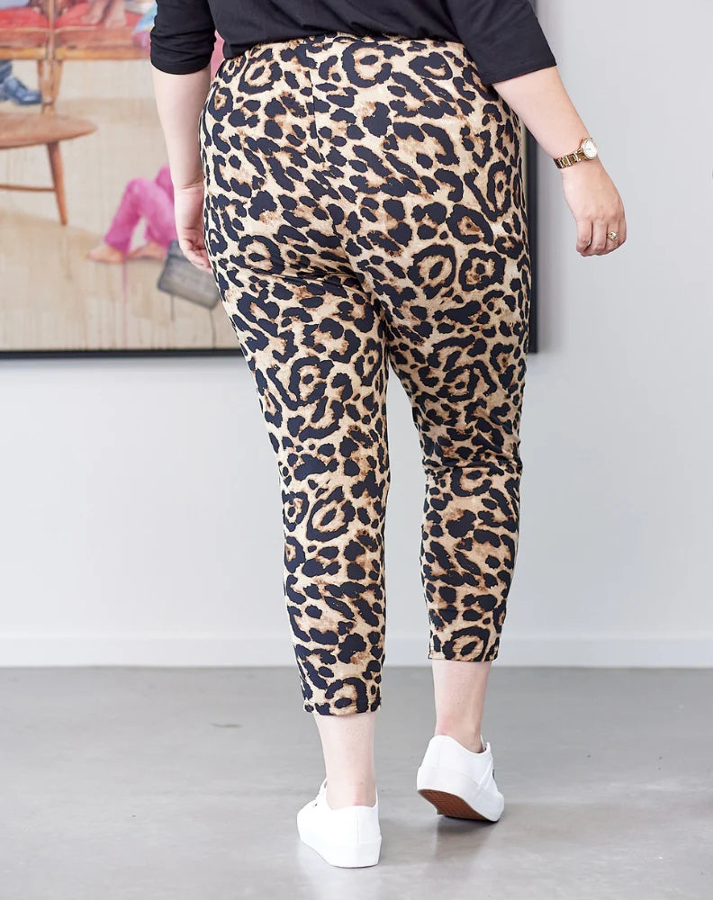 LEOPARD SLOUCH PANT