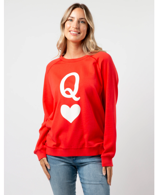 Stella + Gemma Flame Queen of Hearts Sweatshirt