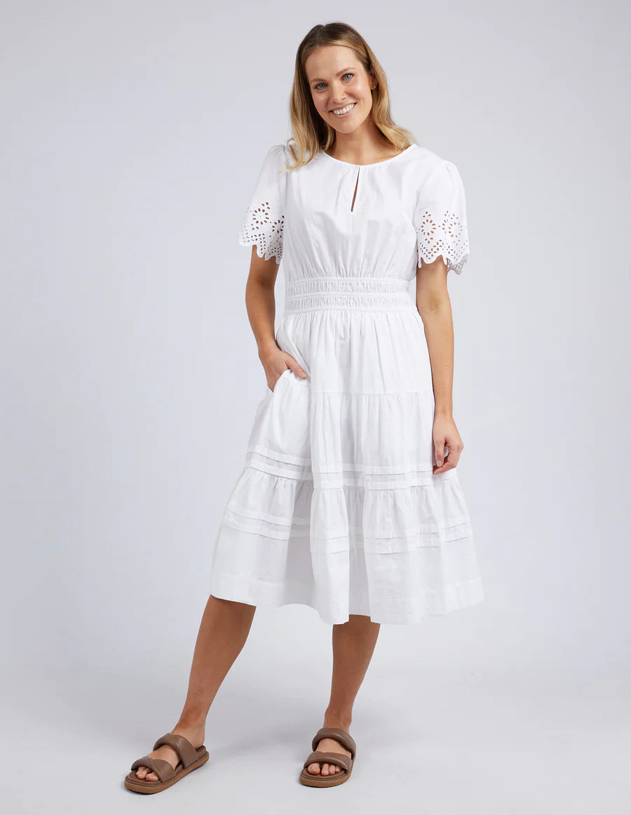 30% OFF | SLOANE WHITE DRESS - RAPT ONLINE