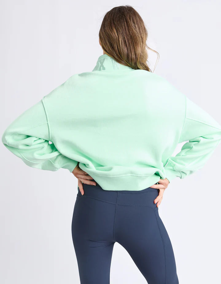 Foxwood College Zip crew Mint