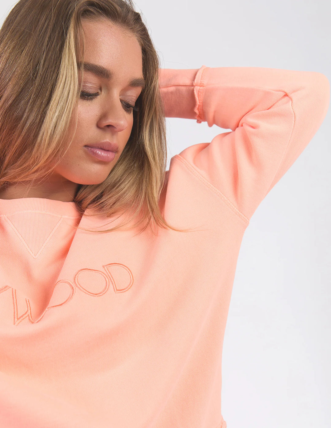 Foxwood Simplified Crew Neon Peach