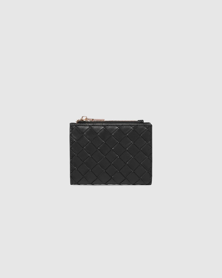 Louenhide Lily Womens Wallet Black Woven