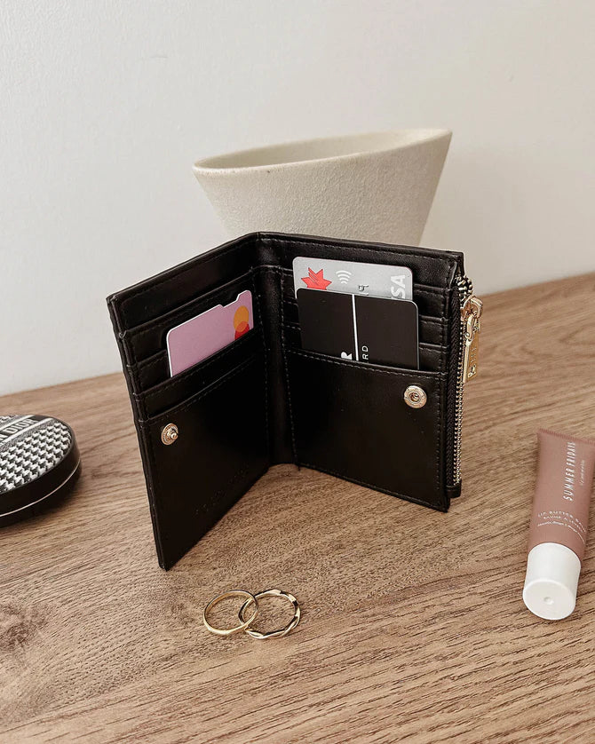 Louenhide Lily Womens Wallet Black Woven