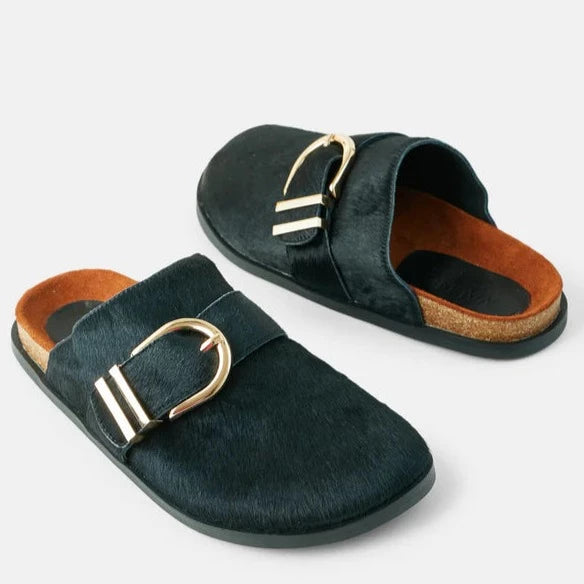 20% OFF | PORT BLACK MULE - RAPT ONLINE