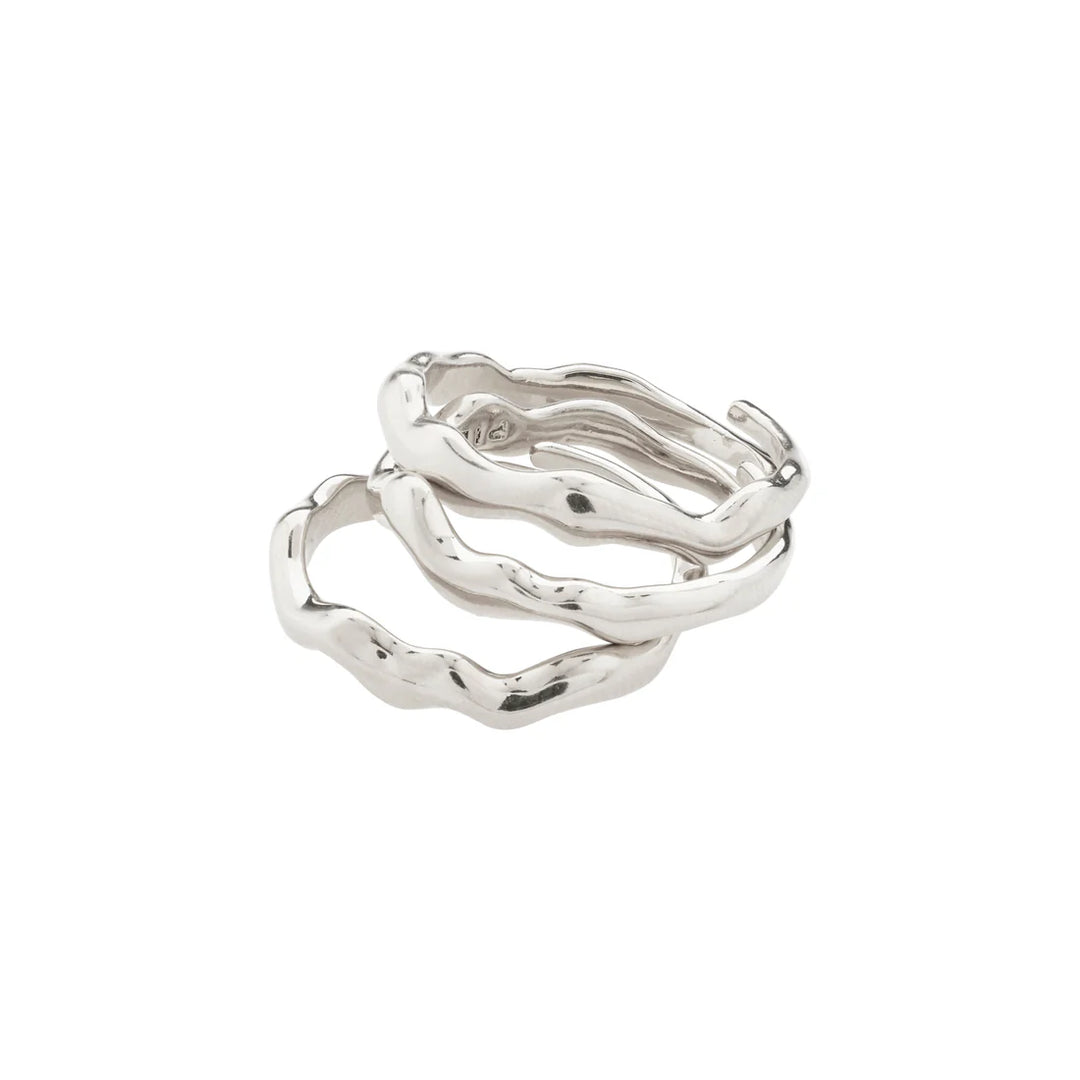 SILVER PENELOPE RING STACK