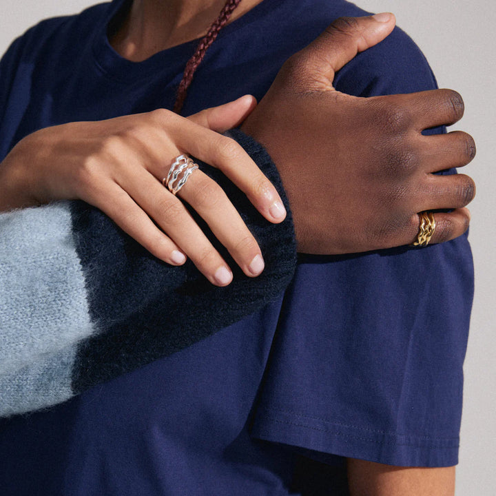 GOLD PENELOPE RING STACK