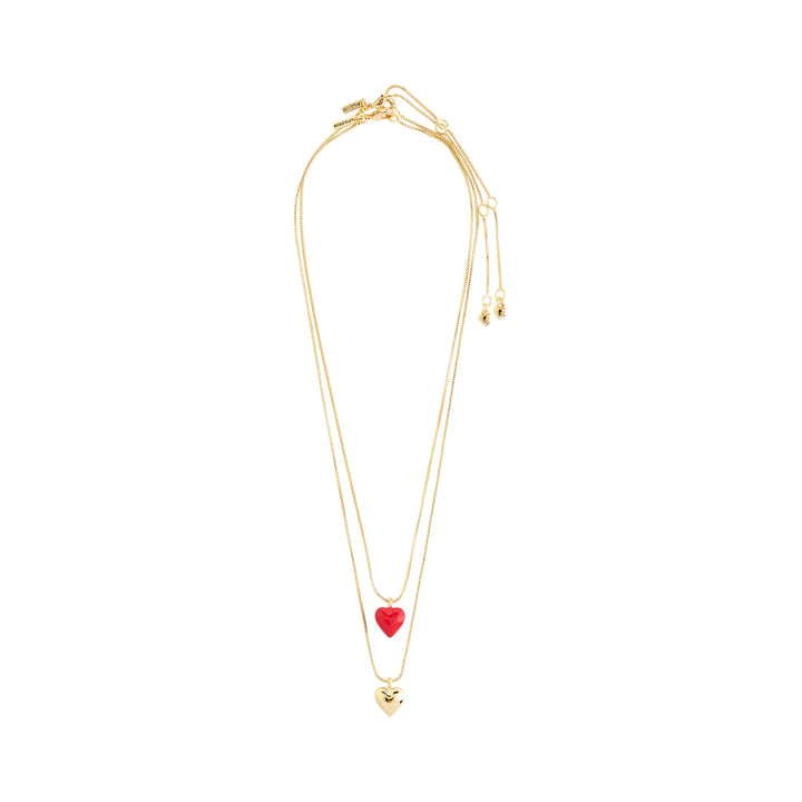 Pilgrim Maeve Heart Necklace Set 2