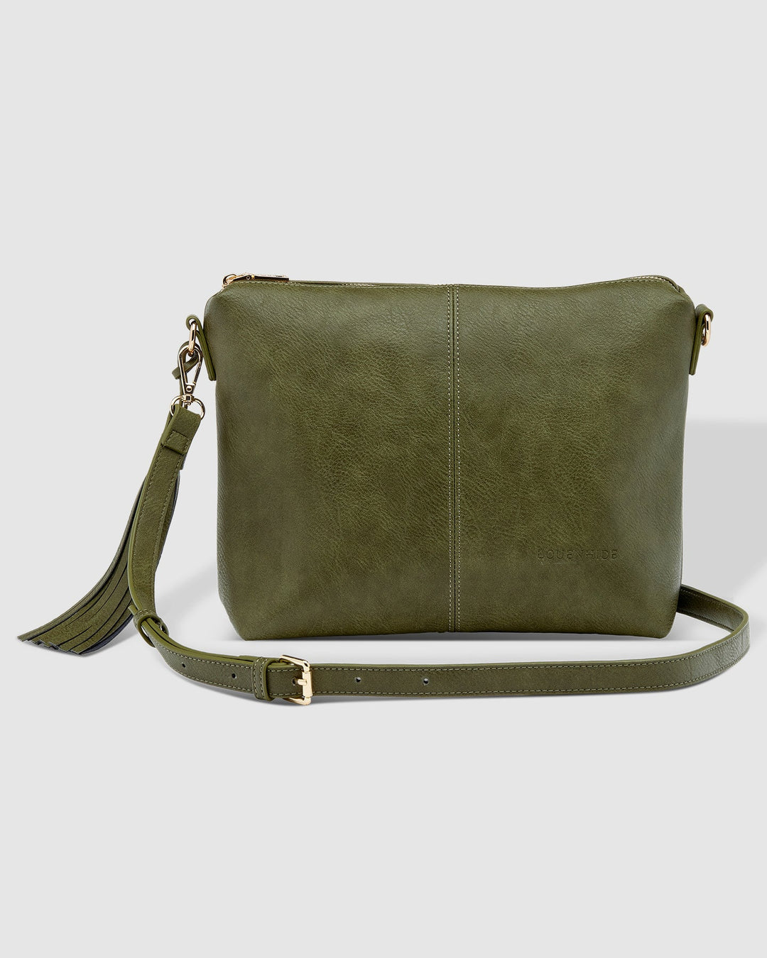 KHAKI STRIPE DAISY BAG