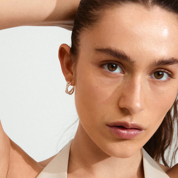 SILVER KIRA EARRINGS