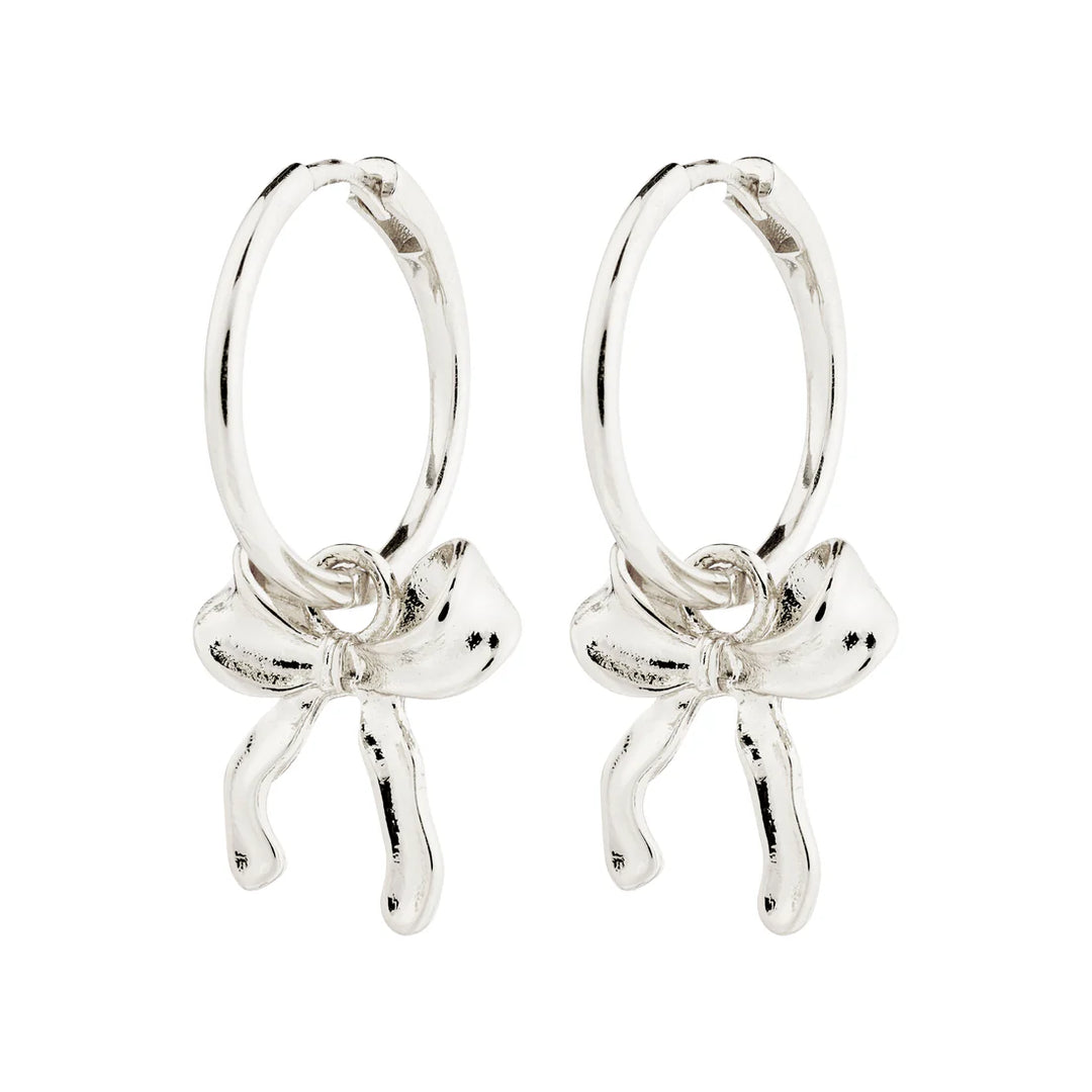 SILVER CASSIAN HOOP EARRINGS