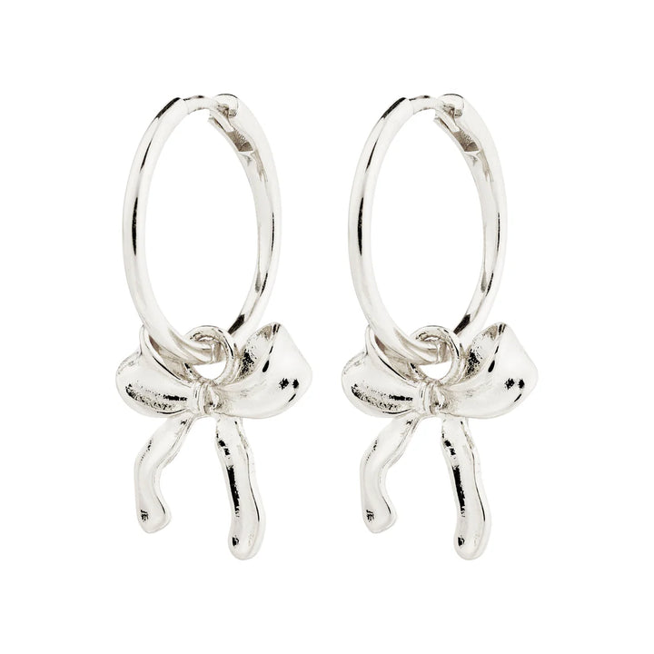 SILVER CASSIAN HOOP EARRINGS