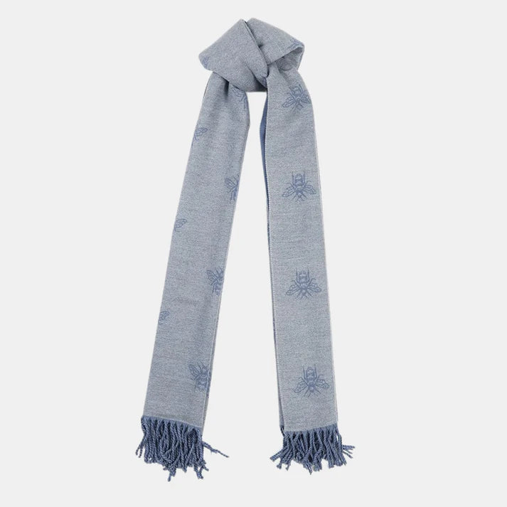 BLUE HONEY BEE SCARF