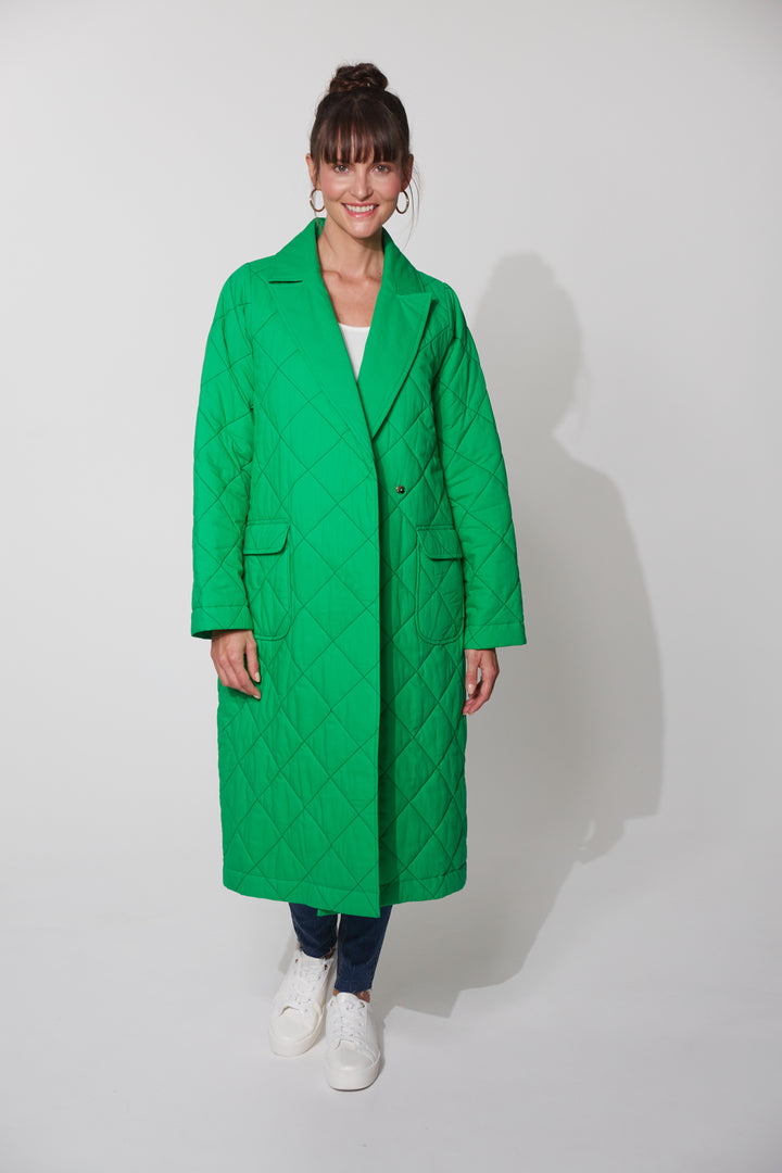 EVERGREEN JASPER COAT - RAPT ONLINE