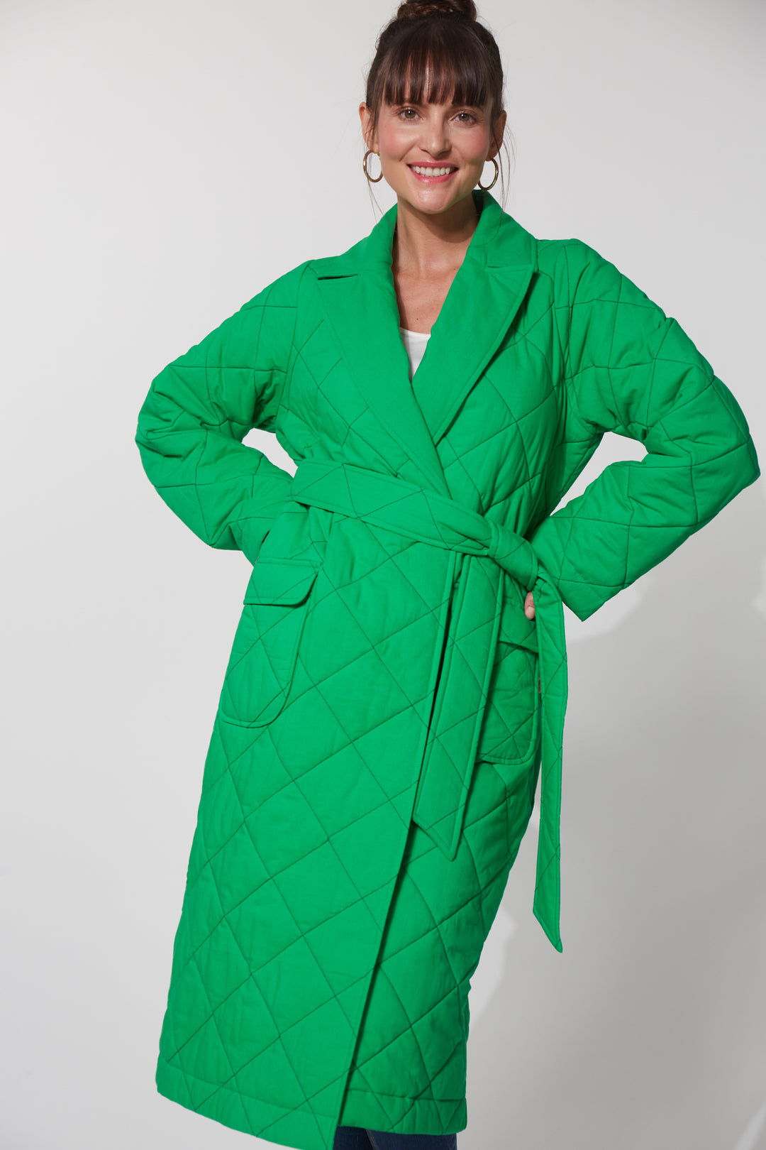 EVERGREEN JASPER COAT - RAPT ONLINE