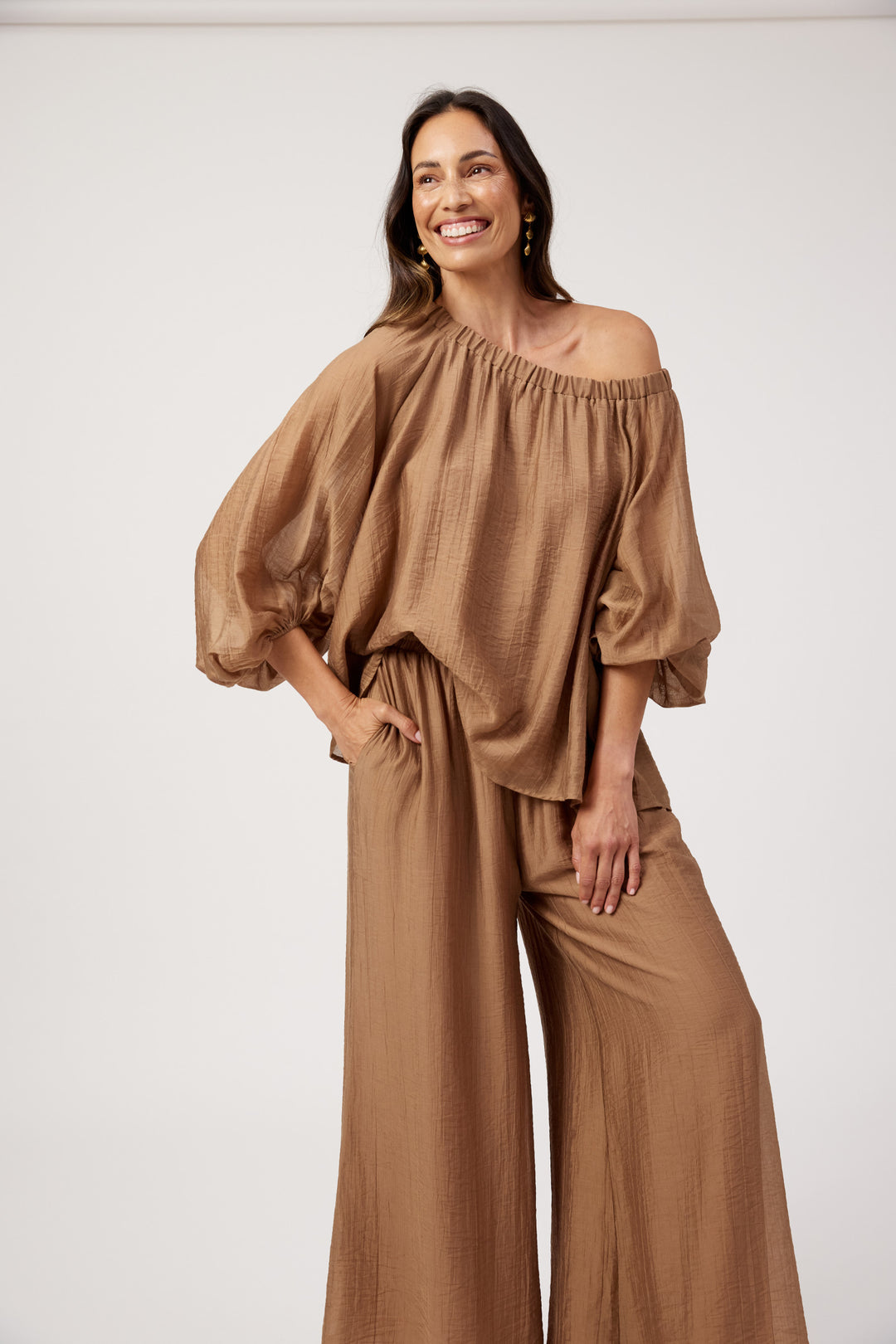 Haven Wheat Kenya Palazzo Pant