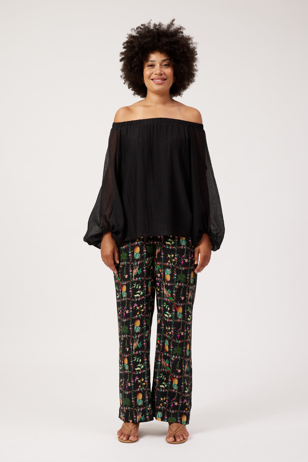 Haven Black Kenya Off Shoulder Top