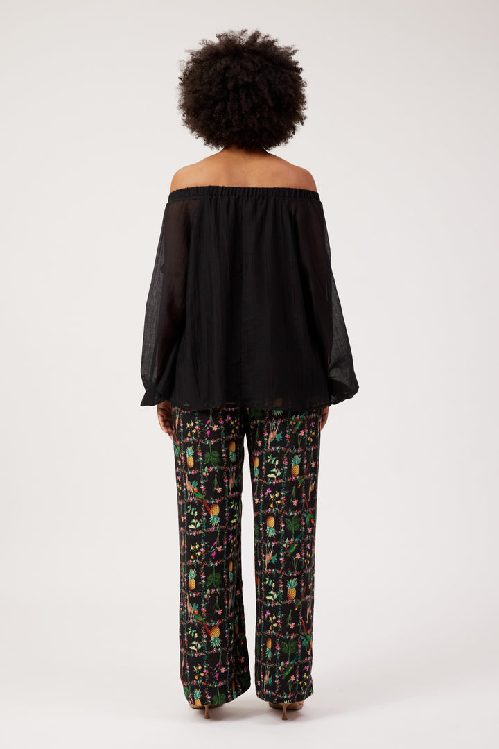 Haven Black Kenya Off Shoulder Top