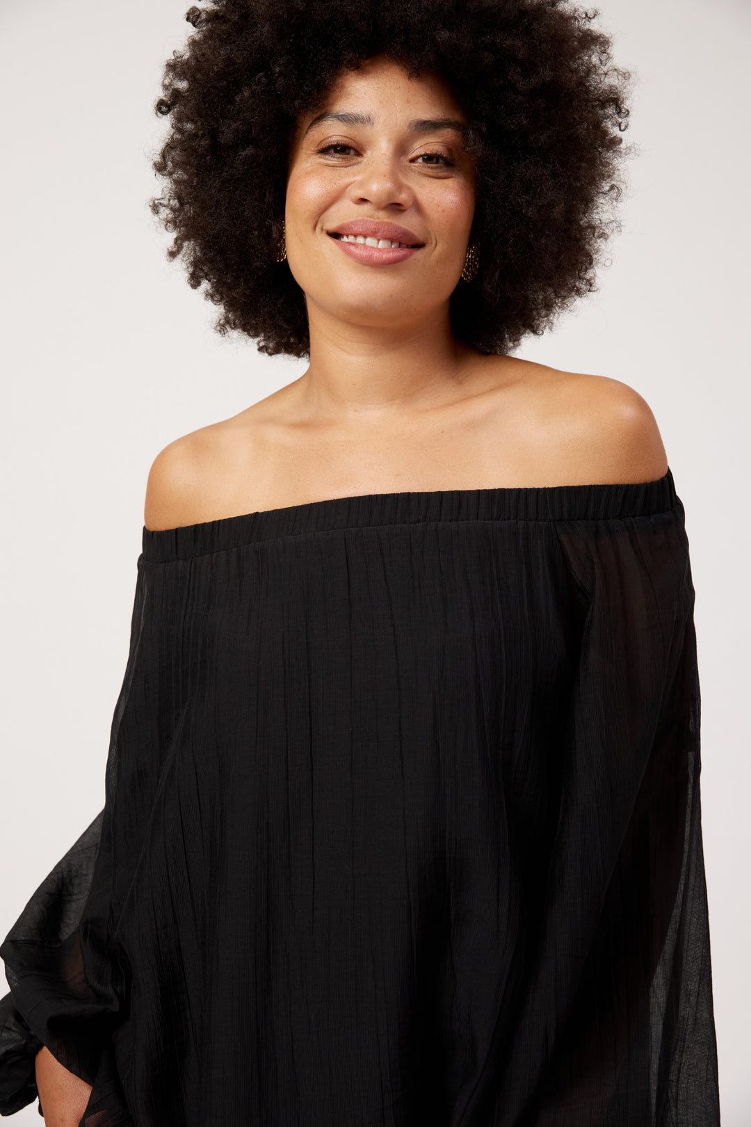 Haven Black Kenya Off Shoulder Top