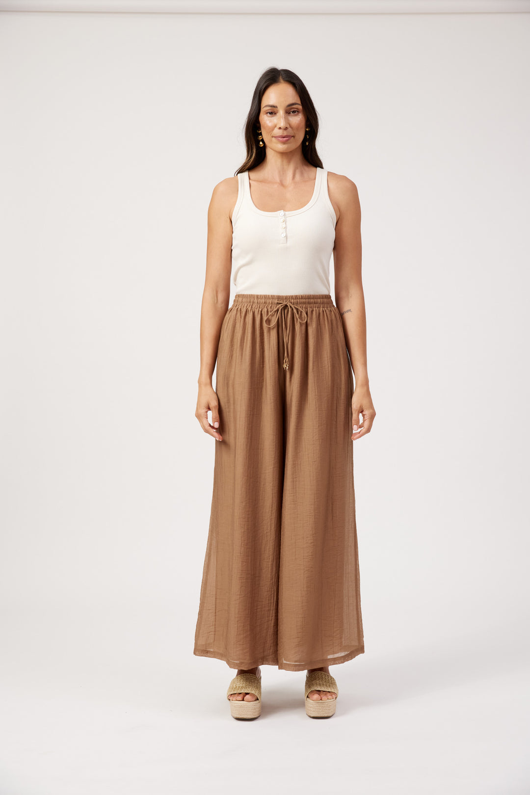 Haven Wheat Kenya Palazzo Pant