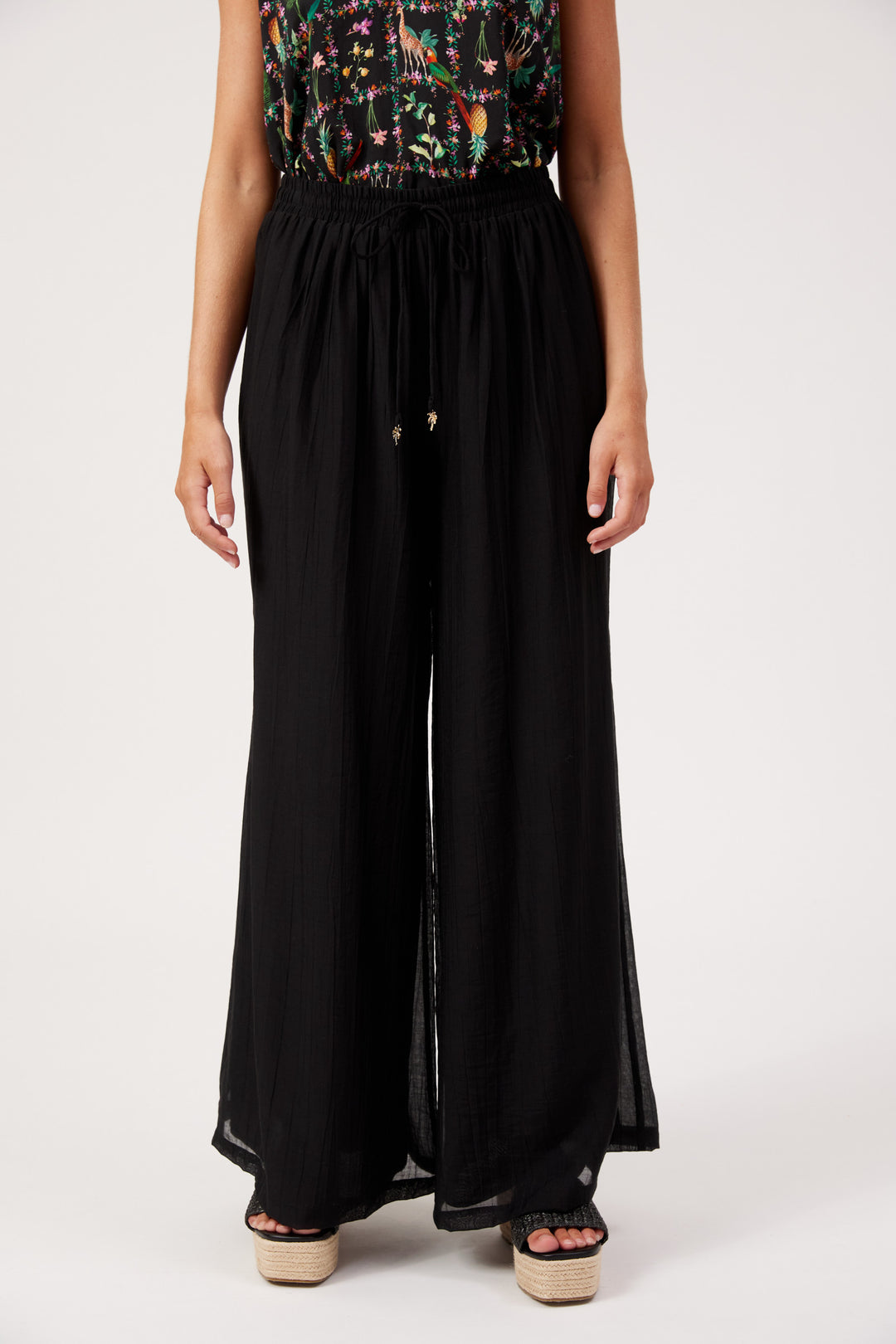 Haven Black Kenya Palazzo Pant