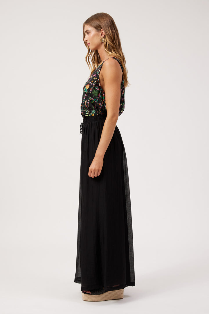 Haven Black Kenya Palazzo Pant