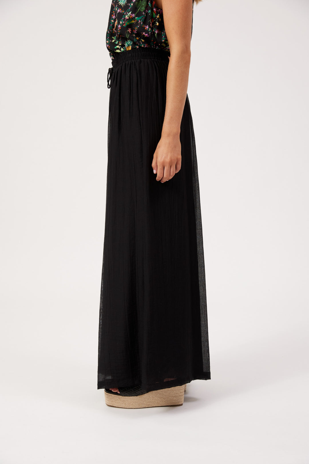 Haven Black Kenya Palazzo Pant