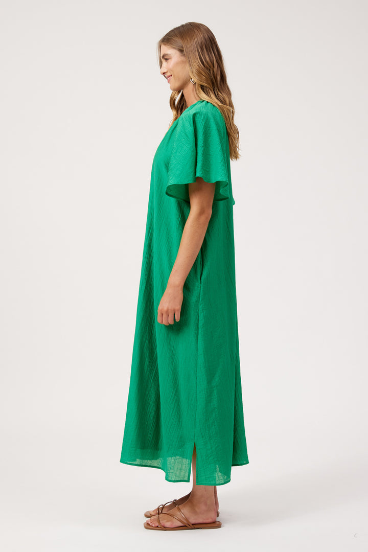 Haven Green Kenya Midi Dress