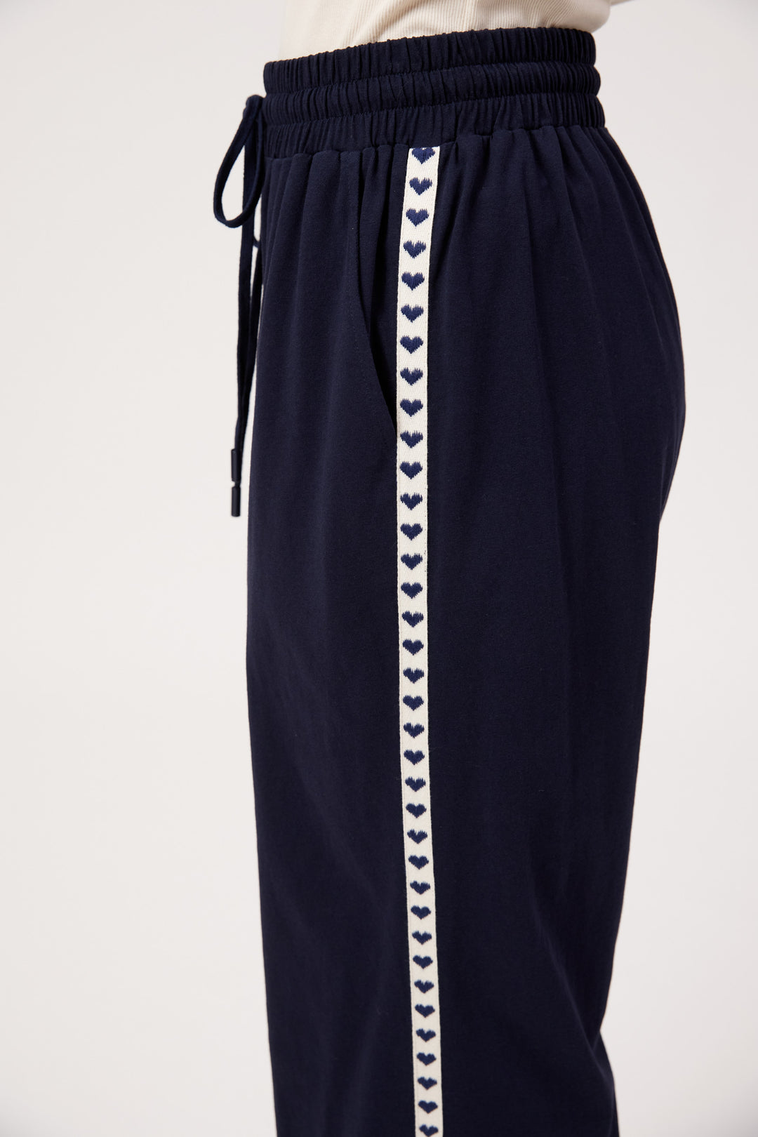 Haven Navy Elba Heart Pant