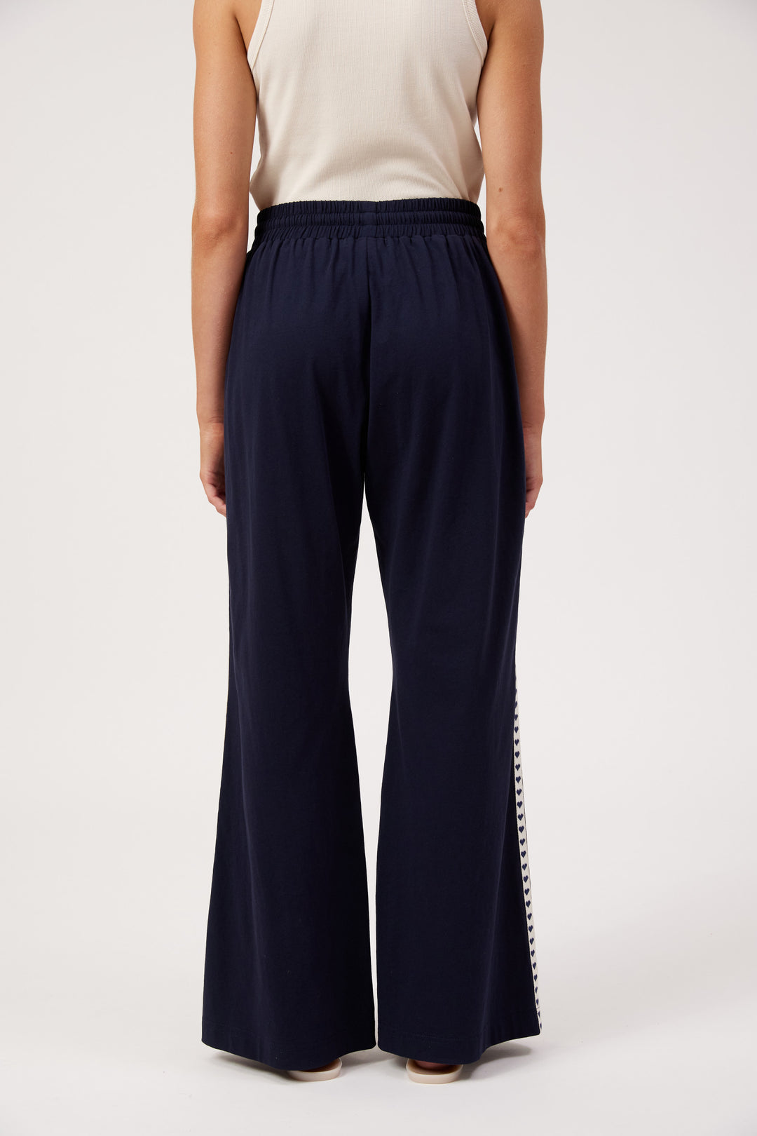 Haven Navy Elba Heart Pant