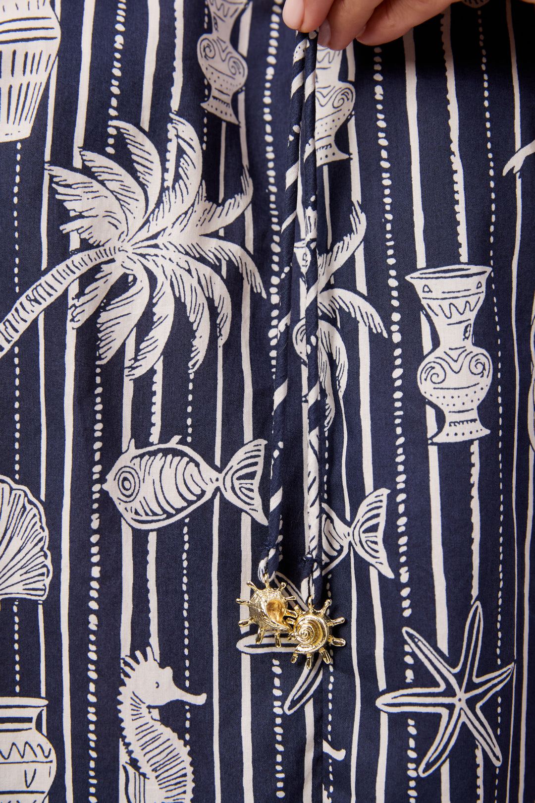 Haven Sea Blue Crete Top