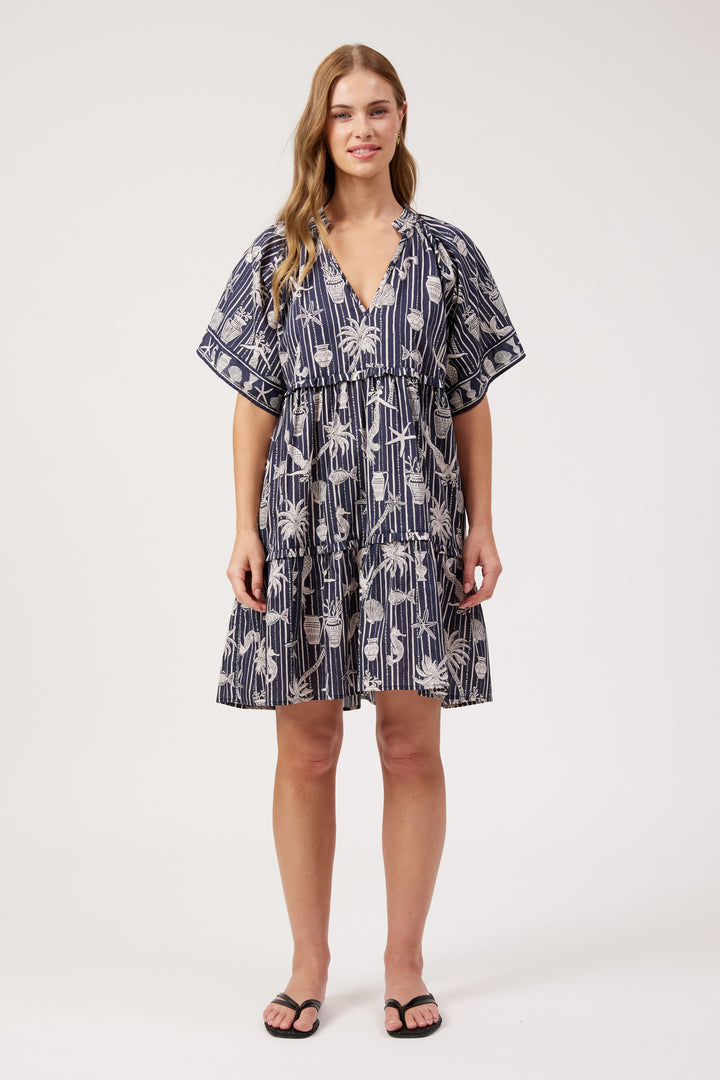 Haven Sea Blue Crete Dress